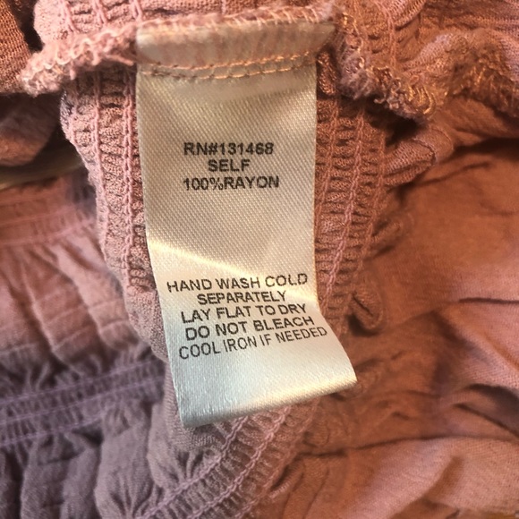 Fate Boho Boho Sweet Lantern Pink/Lavender Blouse - Picture 5 of 8